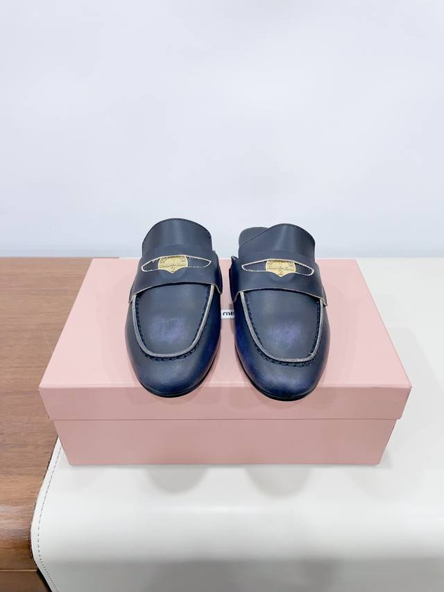 price: Miumi* Miu Miu Spring/Summer 25 Runway Style Coin Half-Tie LoafersMiu Miu