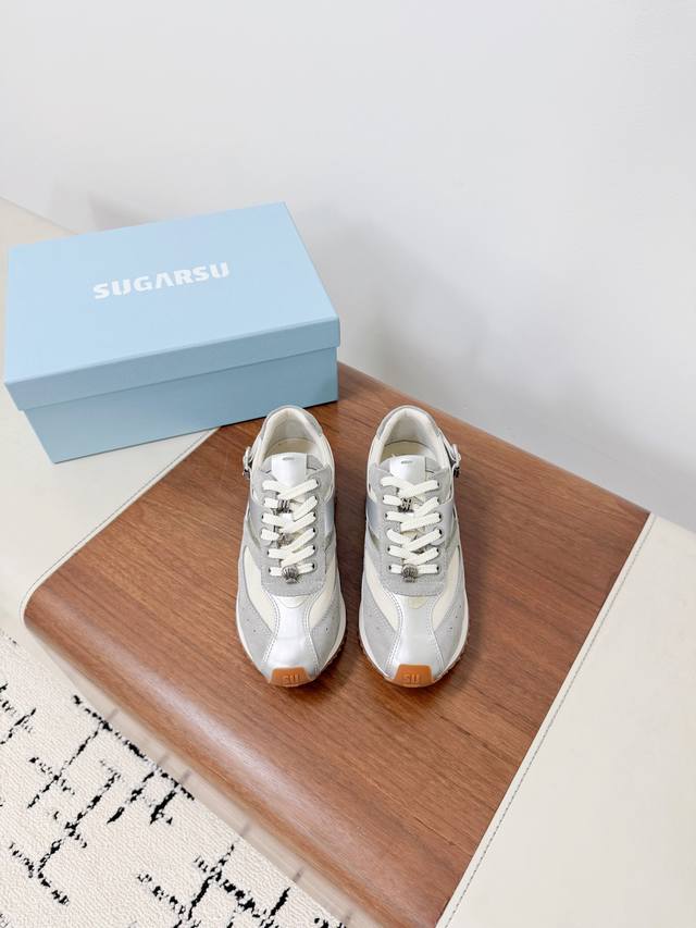 sugarsu 25 Spring and Summer Casual New Series Colorblock Casual Sports Shoes Si