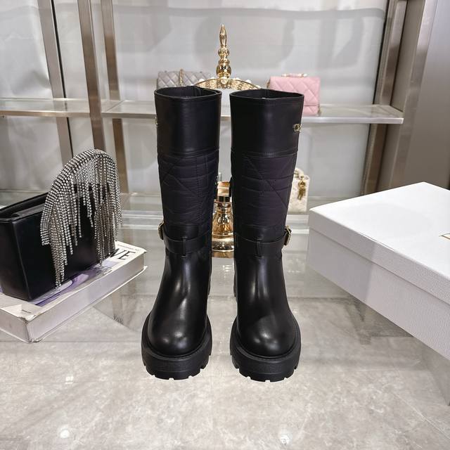 Factory Dior 2025 Autumn/Winter new D-Quest series punk style rattan checkered