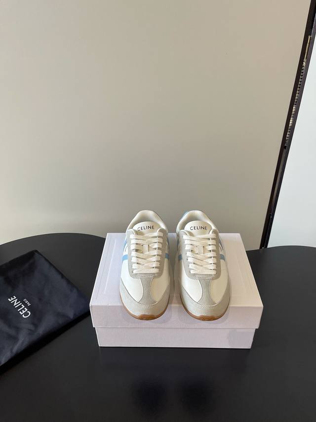 Celine's latest retro Trainer sneakers ( ) are now available in new colorways. T