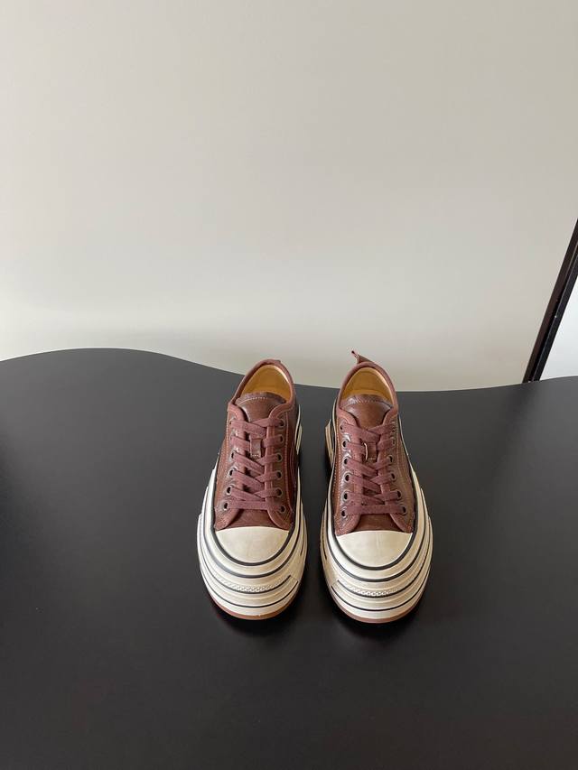 The latest niche brand Converse thick-soled beggar shoes, retro Dexter loafers H