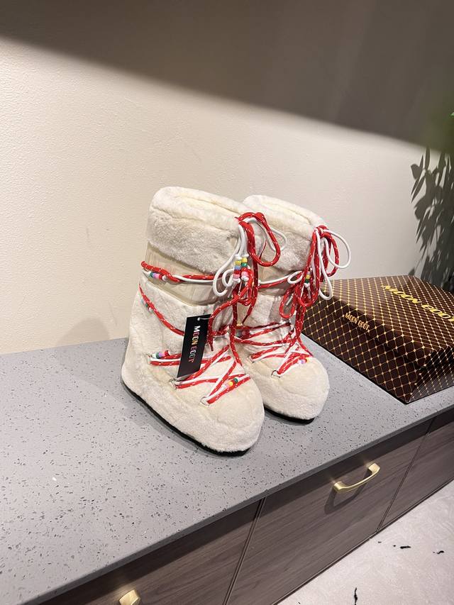 Factory: Christmas model exclusive top version new upgraded version Moon Boot202