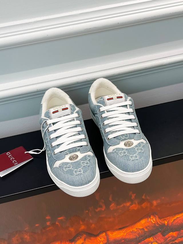 Gucci Screener series sneakers, dirty shoes for couples. The Screener series' na