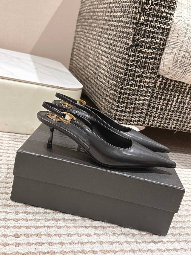 Saint Laurent YSL 25th anniversary new kitten-heeled sandals. Whether it's a pa