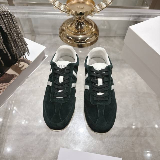 Factory price p Celine's new Jogger casual white shoes Celine Jogger casual shoe