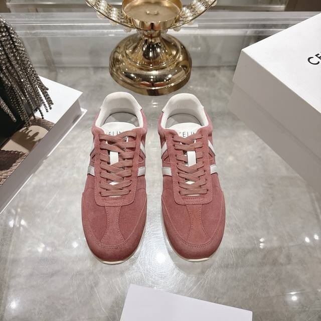 Factory price p Celine's new Jogger casual white shoes Celine Jogger casual shoe