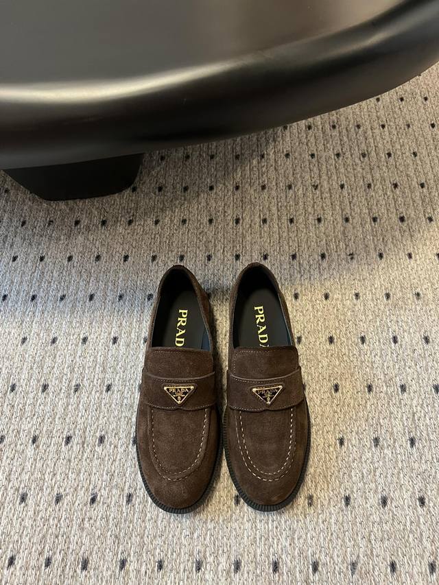 prad* The latest hit suede loafers are finally here after much anticipation. The