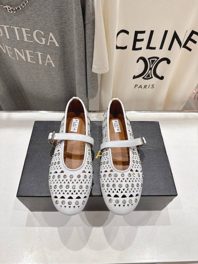 High version factory Exclusive new product Alaia F016 2025Ss catwalk style diamo