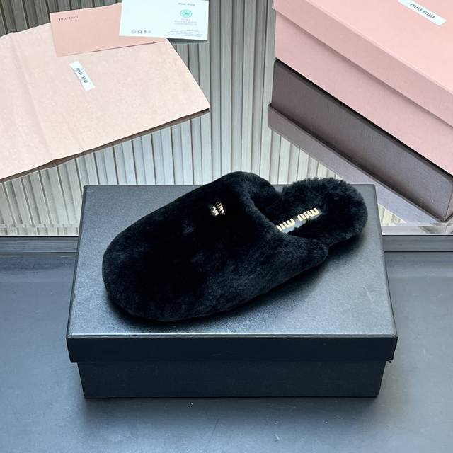 Factory price p What you see is what you get Top wool lining Miumiu25 autumn an