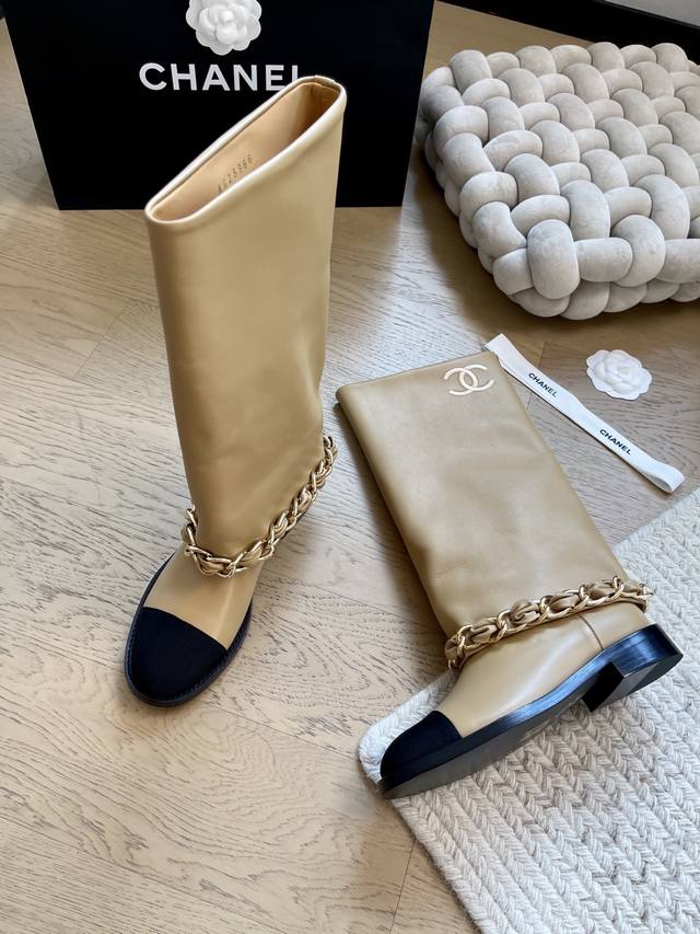 Chanel 25A new chain boot series! Top-tier version! First-come-first-served! She