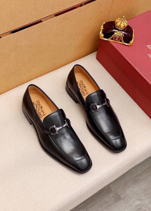 Product Trademark: Ferragamo Casual Leather Shoes Standard Sizes: 38-44 45 Cust