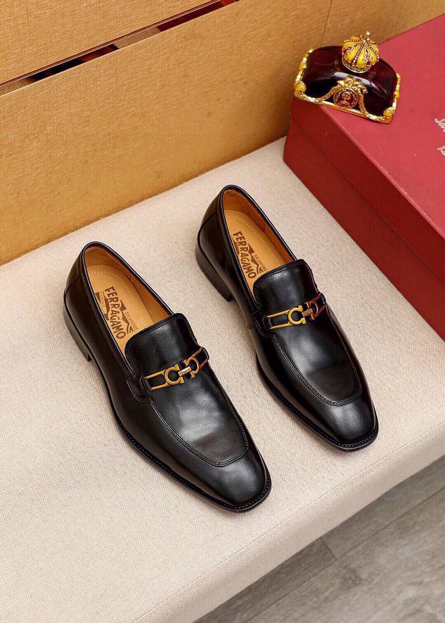 Product Trademark: Ferragamo Casual Leather Shoes Standard Sizes: 38-44 45 Cust