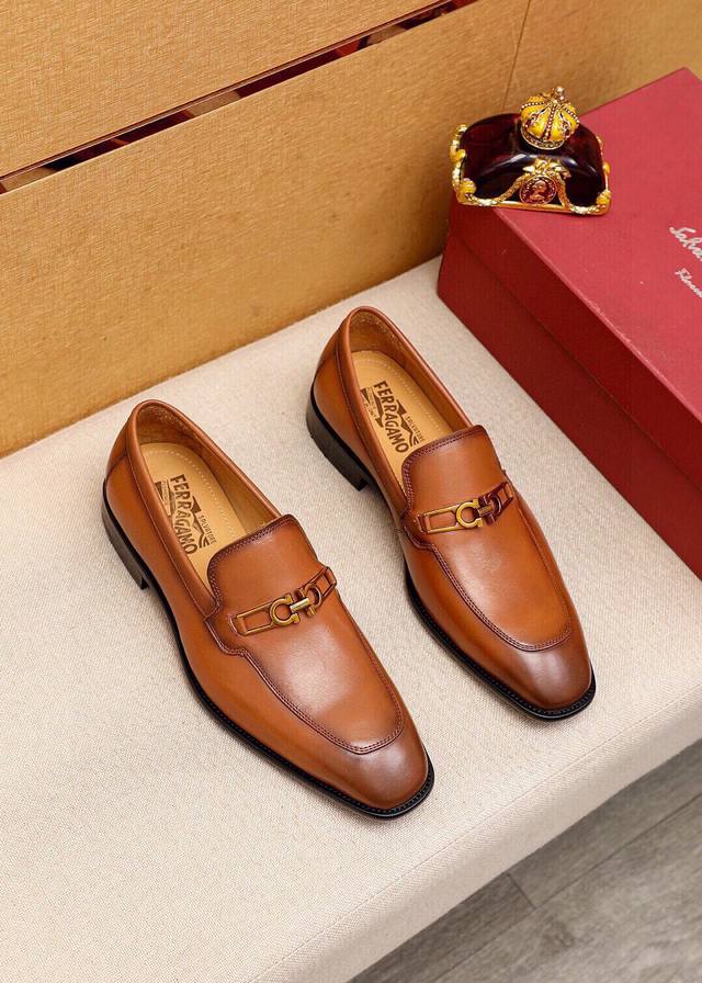 Product Trademark: Ferragamo Casual Leather Shoes Standard Sizes: 38-44 45 Cust
