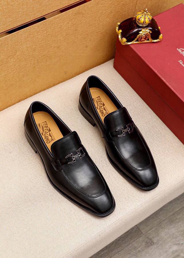 Product Trademark: Ferragamo Casual Leather Shoes Standard Sizes: 38-44 45 Cust