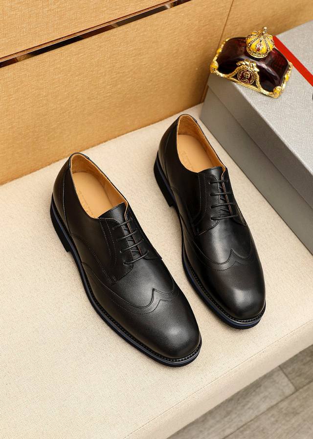 Product trademark: Prada Prada business leather shoes Regular size: 39-44 38.45