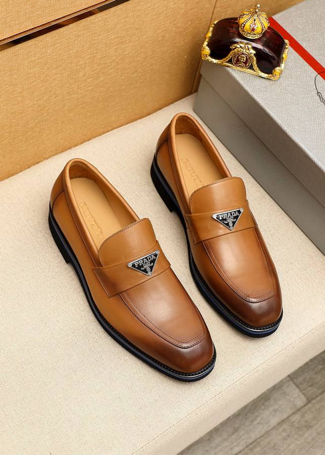 Product trademark: Prada Prada casual leather shoes Regular size: 39-44 38.45.4