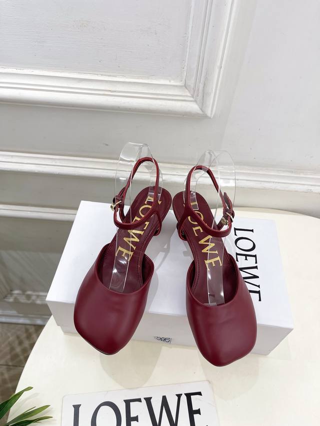 loewe 2025 Fall/Winter New Arrivals: Toy Ankle-Strap Ballet Flats and High Heels