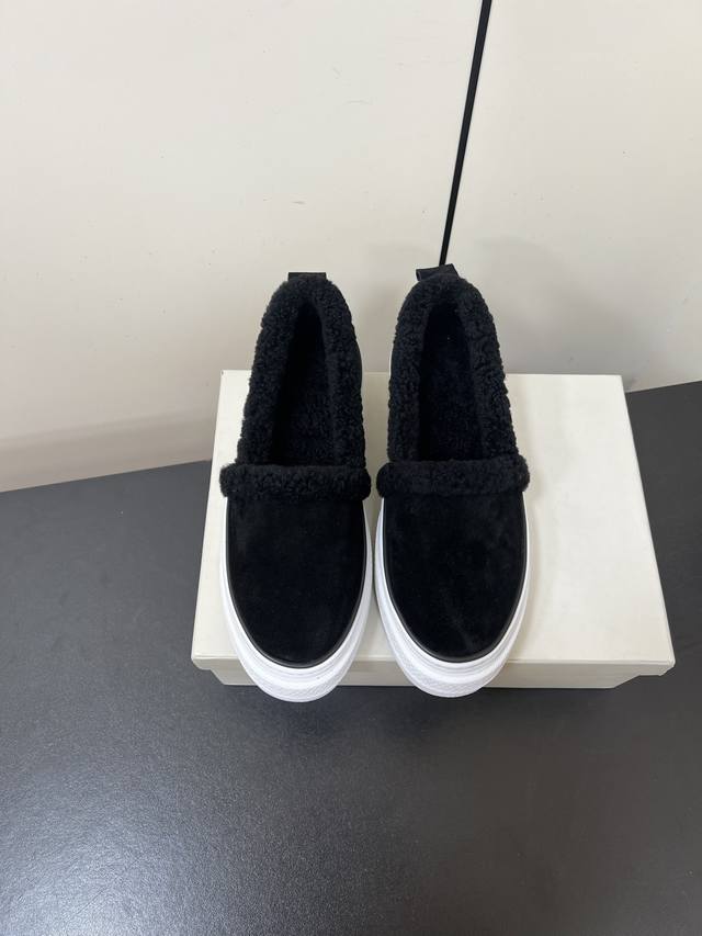 Brunello Cucineli 25Ss new autumn and winter wool slip-on sneakers are stylish a