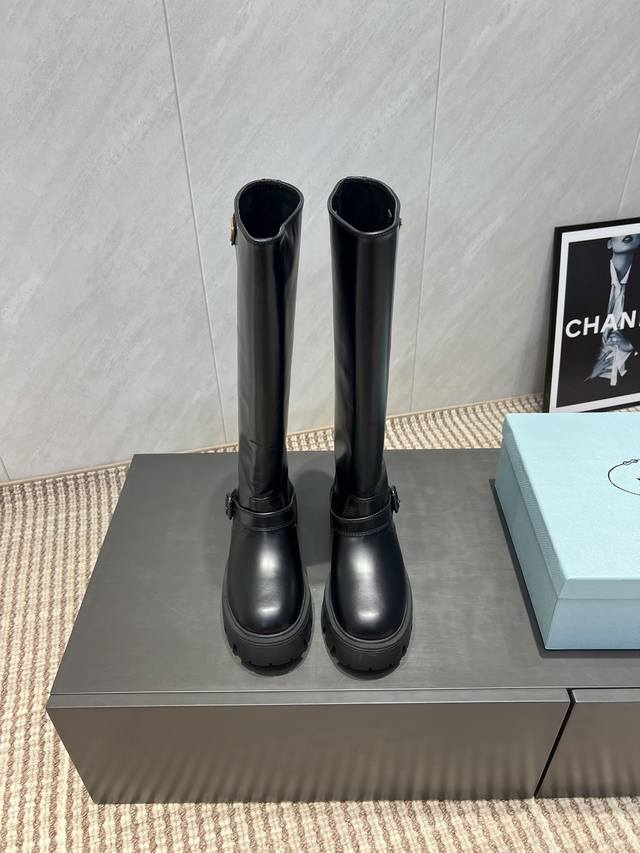 Factory: Exclusive top version prad*A2025Vs early autumn new boots series One-s