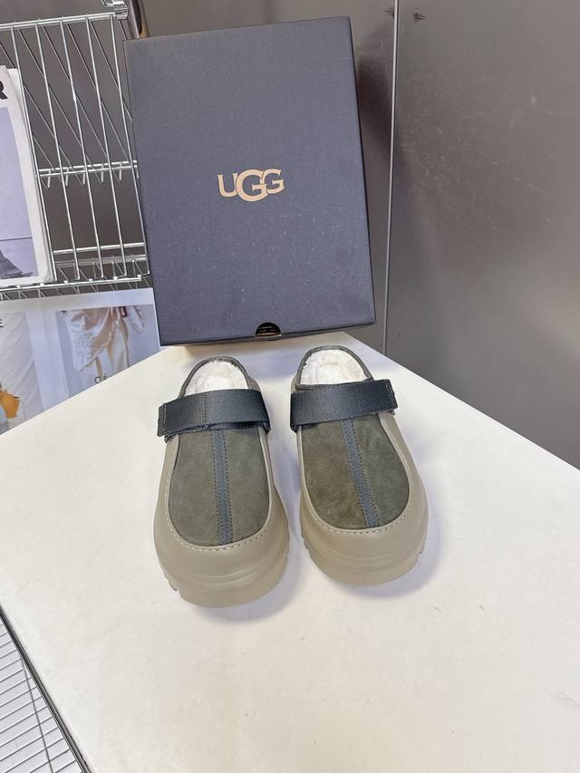 Men's 10 Ugg snow boots, the latest thick-soled couple's furry slippers for fal