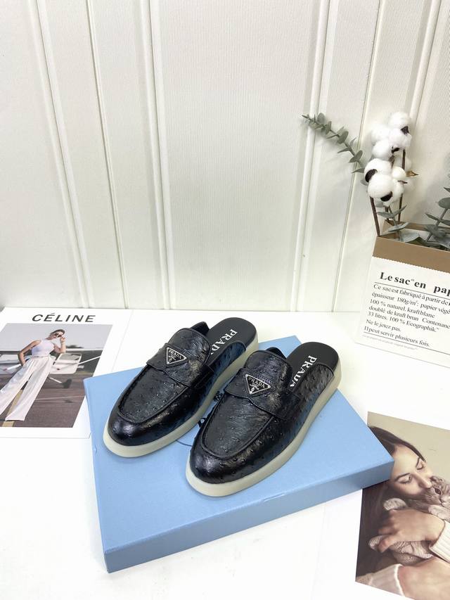 Factory batch men's size 20 Prada New loafers Low-key luxury slip-ons, the only