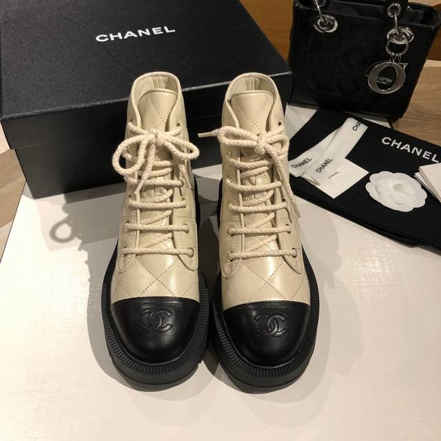 Chanel Little Chanel Platform Martin Boots. These boots are a real boon for peti