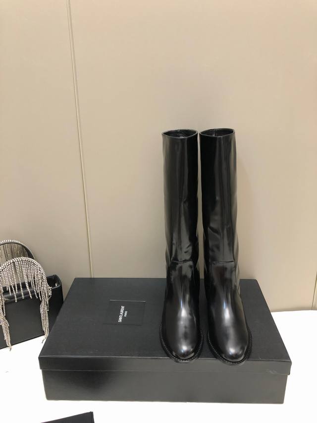 Saint Laurent YSL high-heeled boots. These are the latest fall/winter boots fro