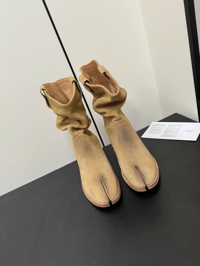 Maison Margiela super-sensory western cowboy boots Mm6 Margiela's unique time-la