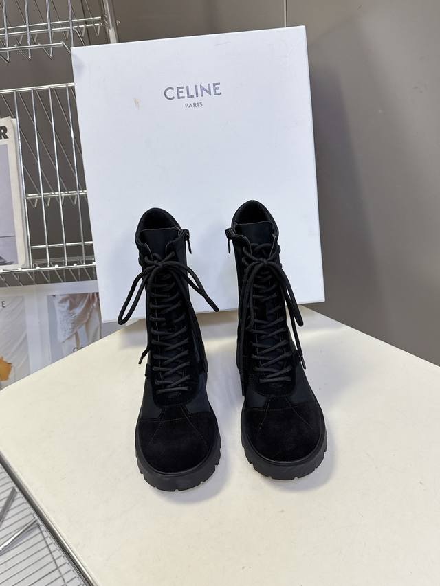 Celine 's latest autumn/winter retro-inspired Martin boots are highly recommende