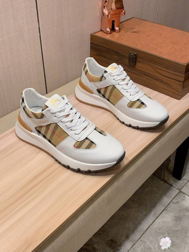 Factory direct price men's sports shoes original Burberry* latest hot-selling ca