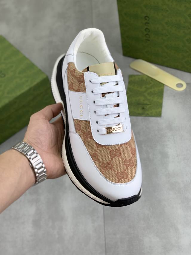 Factory direct price men's sports shoes, original single Gucci official website