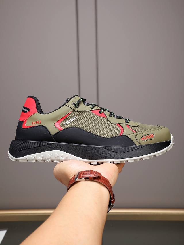 Factory direct price men's sports shoes, original design, Boss style. A sophisti