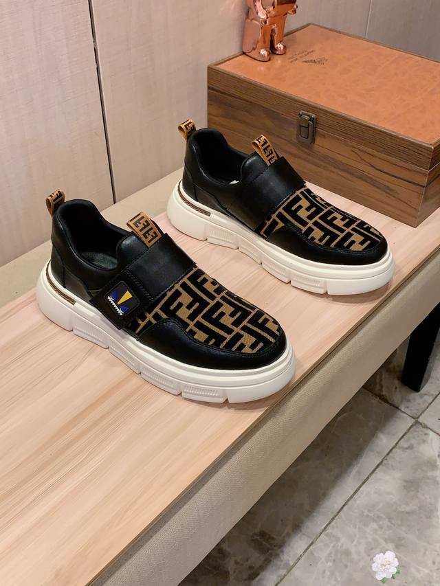 Factory direct price men's sports shoes, original Fendi* latest hot-selling casu