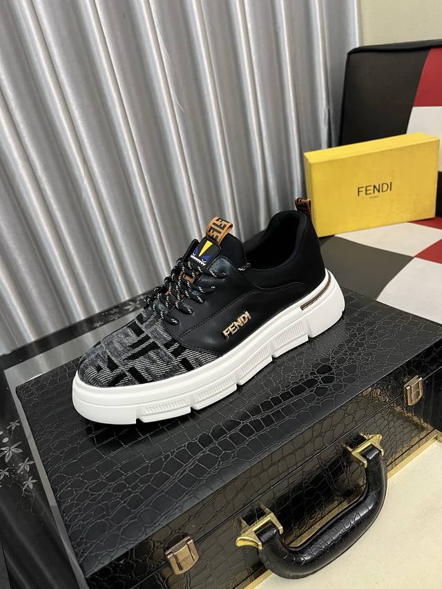 Factory direct price men's shoes and athletic shoes, original Fendi classic comf