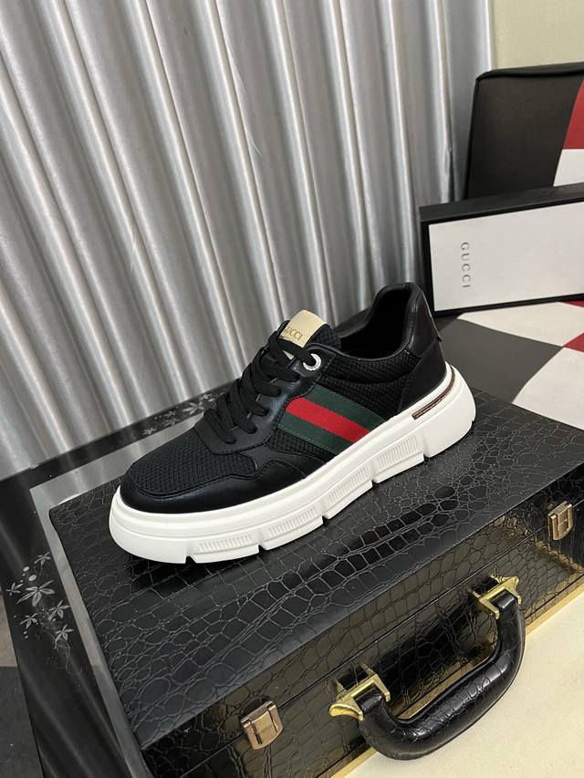Factory direct price men's sports shoes, original Gucci latest casual men's shoe