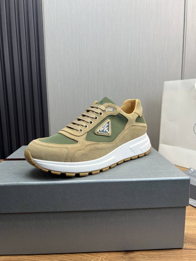 Factory direct price men's sports shoes, original quality, Prad* Prad boutique b