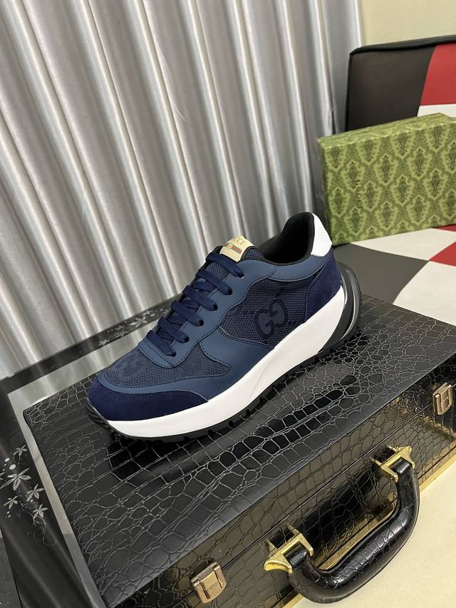 Factory direct price men's sports shoes, original Gucci, latest hot-selling casu