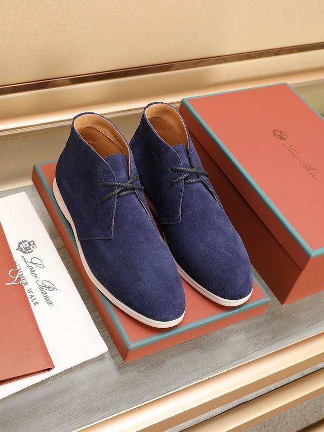 Factory direct price men's sports shoes, Loro Piana new moccasins. Features a wa