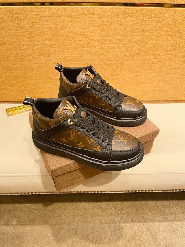 Factory direct price men's sports shoes, original Louis Vuitton high-top latest