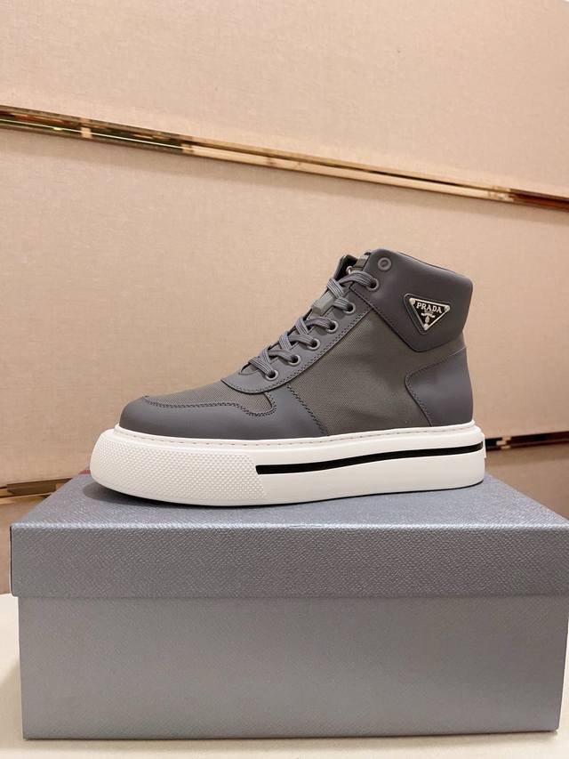 Factory direct price men's sports shoes, original high-quality new Prada high-to