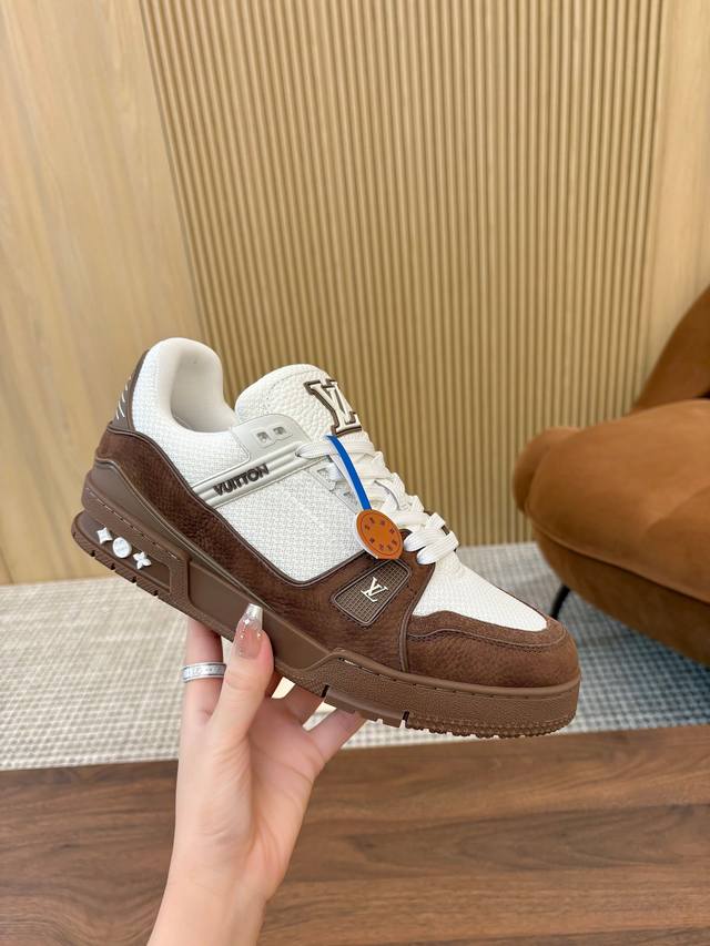 Top-tier version Louis Vuitton Lv Tarine casual sneakers/skate shoes for couples