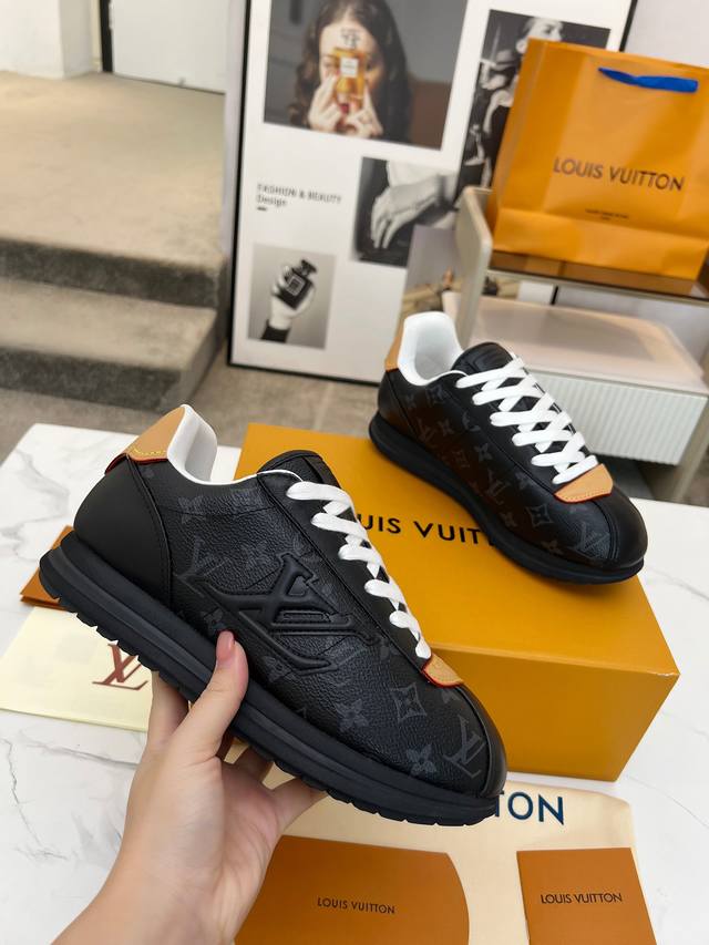 Top-tier version of the Louis Vuitton Trainer men's sneakers from the Forrest Gu