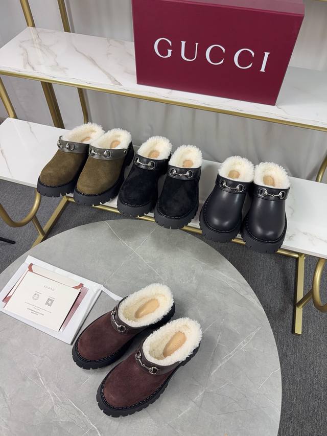 Gucci 2025 new style, double GG grooved platform loafers. 1:1 replica of the ori