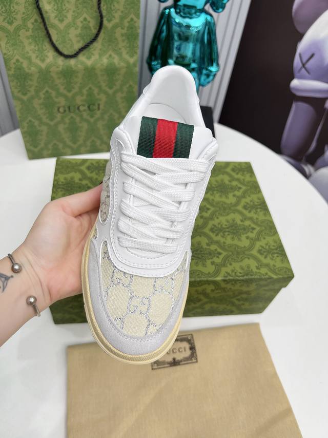 Gucci low-top casual sneakers, top-quality replica! One-to-one reproduction with