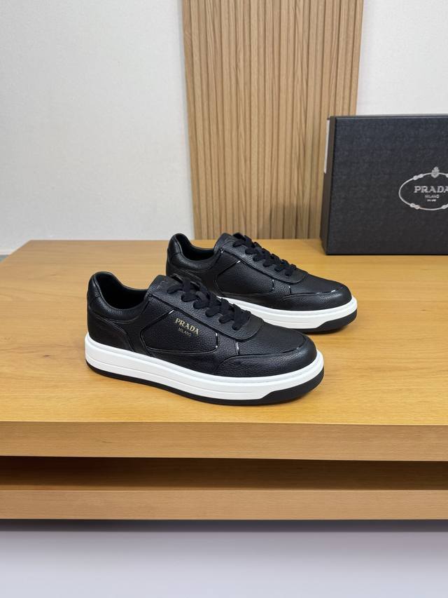 Prada - High-end quality original single casual sports shoes - Upper: Imported t