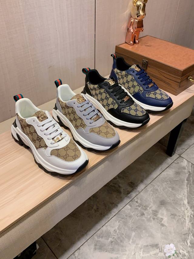 New Arrival: Factory direct Gucci* latest hot-selling casual shoes, top-tier lux