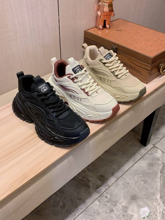 New Arrival: Factory direct Gucci* latest hot-selling casual shoes, top-tier lux