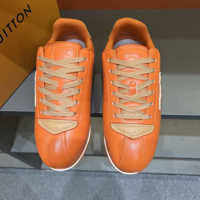 Sizes 38-45. A colorful interpretation of the Louis Vuitton Buttersoft sneakers,