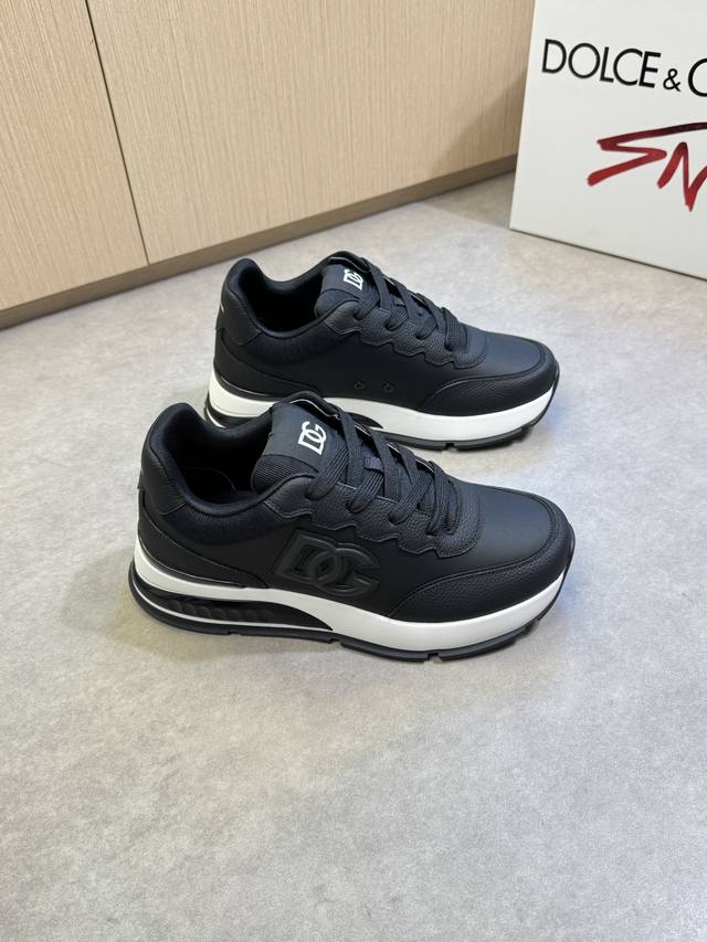 Dolce & Gabbana - High-end quality original casual sports shoes - Upper: Lychee- Dolce & Gabbana - High-end quality original casual sports shoes - Upper: Lychee-