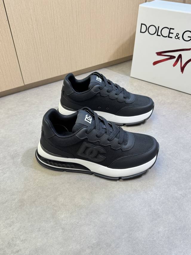 Dolce & Gabbana - High-end quality original casual sports shoes - Upper: Lychee- Dolce & Gabbana - High-end quality original casual sports shoes - Upper: Lychee-